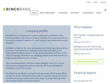 Tablet Screenshot of binck.com